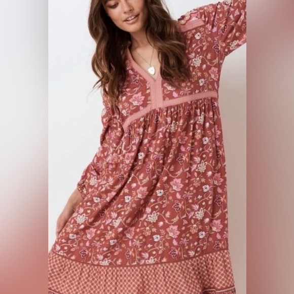 Spell & The Gypsy Portobello Gown, Size L - Picture 2 of 10